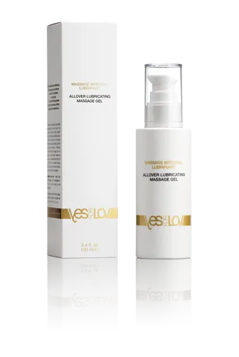 YESforLOV Masážní lubrikační gel ALLOVER