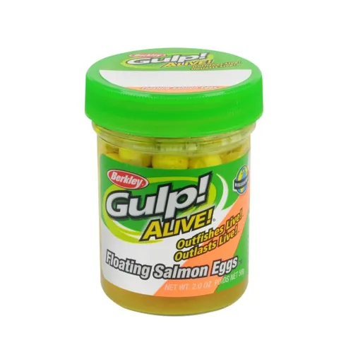Berkley gumová nástraha gulp alive floating salmon eggs 9 mm -fluoroscent yellow