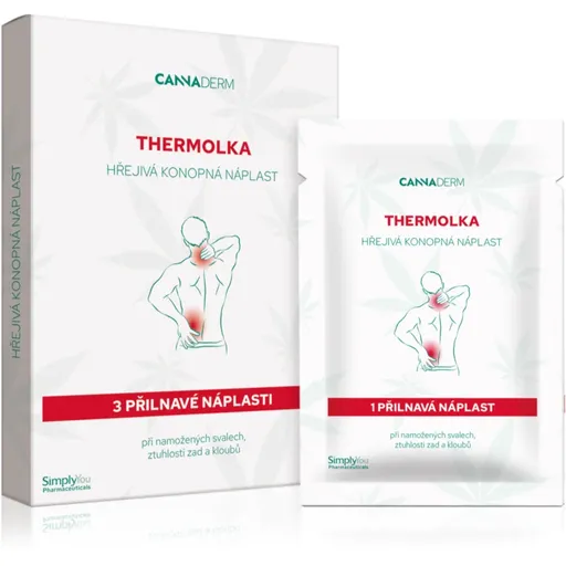 Cannaderm Thermolka hřejivá náplast 3 ks