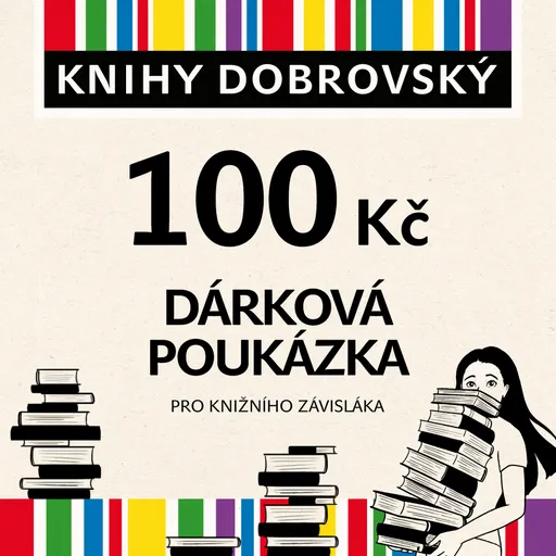 Elektronická dárková poukázka pro knižního závisláka 100 Kč