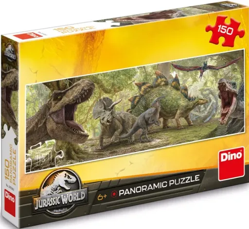 Puzzle Jurský Svět 150 dílků panoramic
