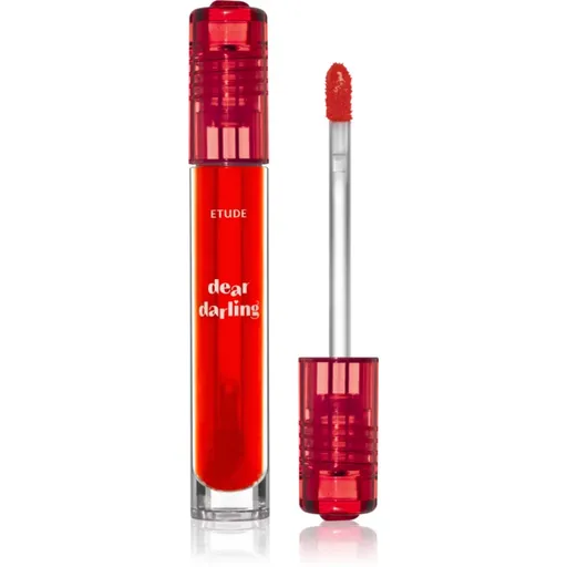 ETUDE Dear Darling Water Gel Tint barva na rty s gelovou texturou odstín 01 Tangerine Red 5 g