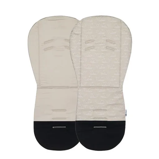 Petite&Mars Vložka do kočárku Foamy Beige Whale