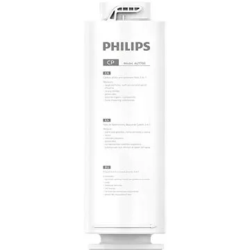Philips náhradní filtr AUT706, mikrofiltrace, aktivní uhlí + polyfenylenová memb odstraní částice >1 (AUT706/10)