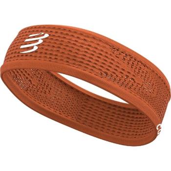 Compressport THIN HEADBAND ON/OFF Sportovní funkční čelenka, oranžová, velikost