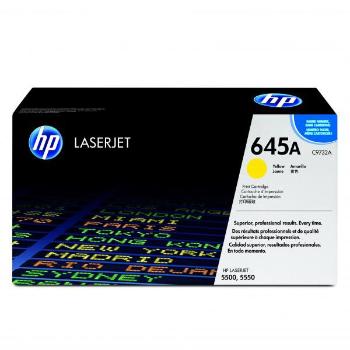 HP C9732A - originální toner HP 645A, žlutý, 12000 stran