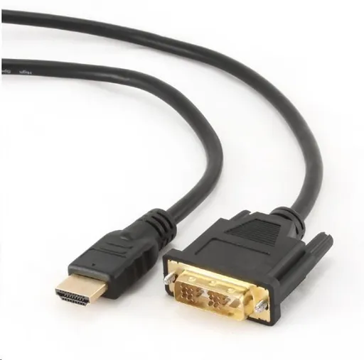 GEMBIRD Kabel HDMI-DVI 0, 5m, 1.3, M/M stíněný, zlacené kontakty