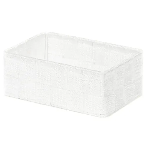 Compactor Úložný organizér do zásuvky Compactor TEX - košík M, 18 x 12 x 7 cm, bílý, M