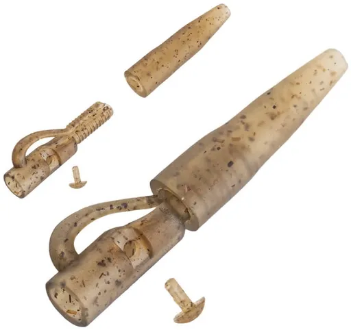 Zfish závěsky lead clip & tail rubber 6 ks