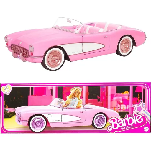 Barbie růžový filmový kabriolet HPK02