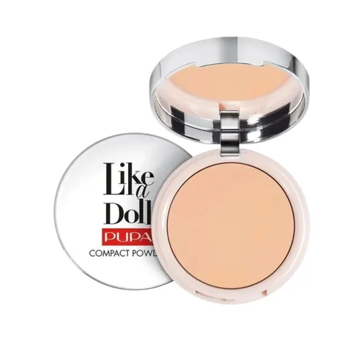 PUPA Milano Kompaktní pudr Like a Doll Compact Powder 10 g 004 Warm Beige