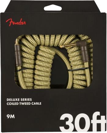 Fender Deluxe Coil 9 m Rovný - Lomený Nástrojový kabel