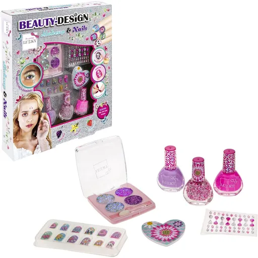 LUKKY sada Beauty Design Make up & nehty