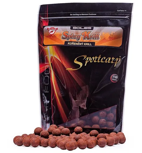 Sportcarp boilie spicy krill - 4 kg 18 mm