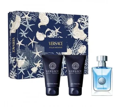 Versace Pour Homme - EDT 50 ml + sprchový gel 50 ml + balzám po holení 50 ml