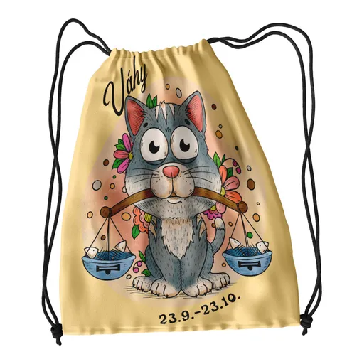 Vak na záda Kočičí znamení – váhy