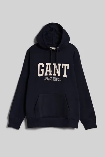 MIKINA GANT ARCH HOODIE EVENING BLUE