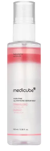 Medicube Osvěžující pleťová mlha ve spreji PDRN Pink (Glutathione Serum Mist) 100 ml