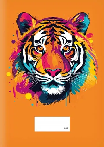 Školní sešit LUX A4 464, Tygr