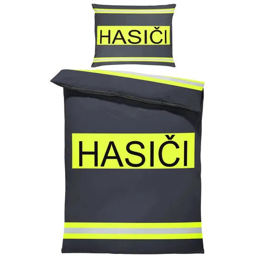 Povlečení Hasiči – pruhy (Rozměr : 1x150/200 + 1x60/50)