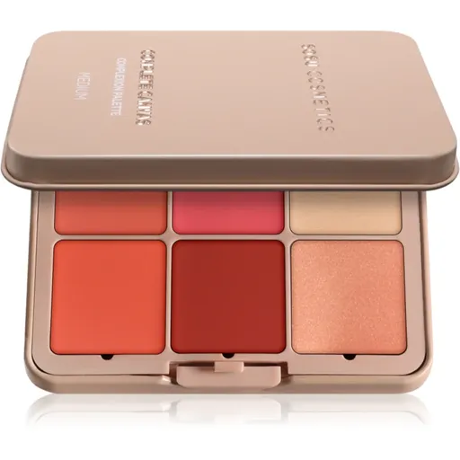 SOSU Cosmetics Complete Canvas Complexion Palette multifunkční paleta na obličej odstín Medium 26.4 g