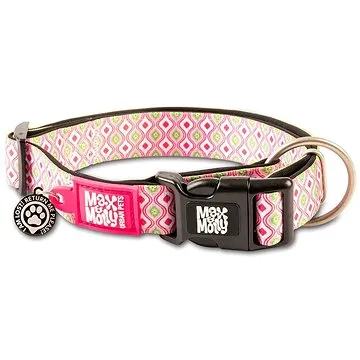 Max & Molly Smart ID obojek polostahovací Retro Pink (CHPob0534nad)