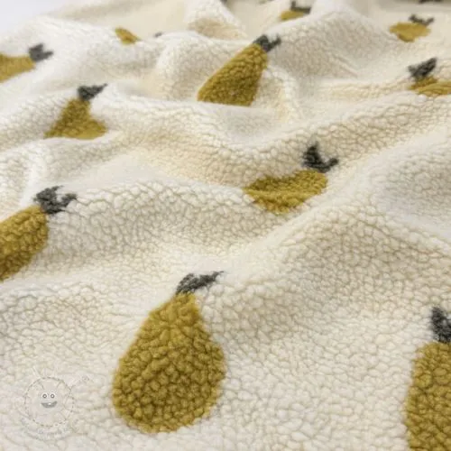 Kabátovina TEDDY JACQUARD Pears old lime