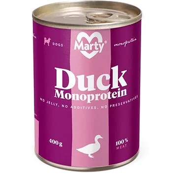 MARTY Monoprotein 100% maso kachní 400 g (8595174340141)