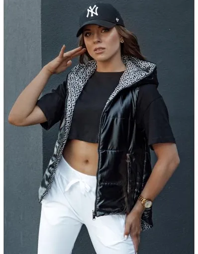 Dámská prošívaná vesta ICONVEST černá