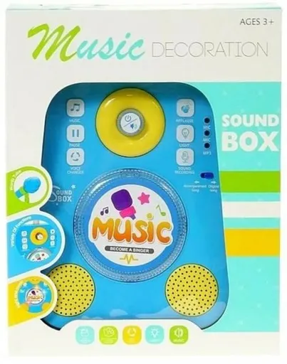 Dětské karaoke se zvukovou stanicí a mikrofonem