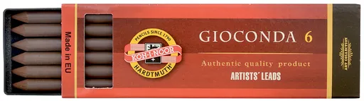 KOH-I-NOOR Uhel 4377/6ks sepie světle hnědá