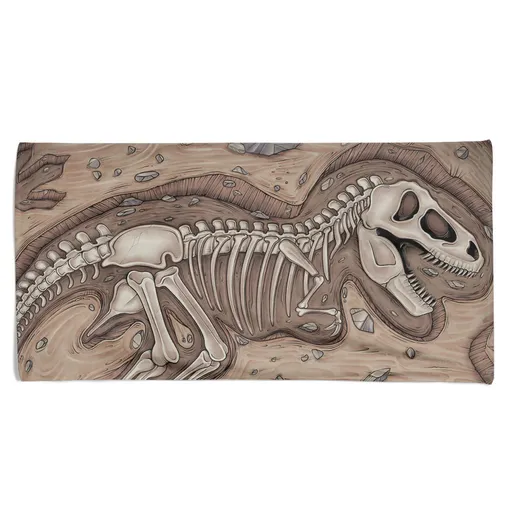 Osuška T-rex bones (Velikost osušky: 70x140cm)