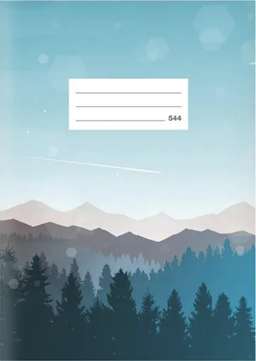 Školní sešit LUX A5 544, Hory