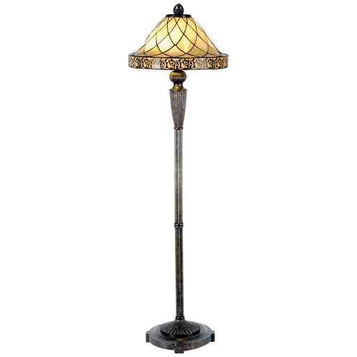 Stojací lampa Tiffany Filigree  - Ø 46*168 cm 2x E27 / Max 60W 5LL-5613