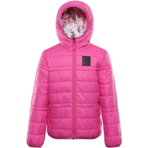 ALPINE PRO DOUWO Dětská zimní bunda, růžová, velikost 152-158