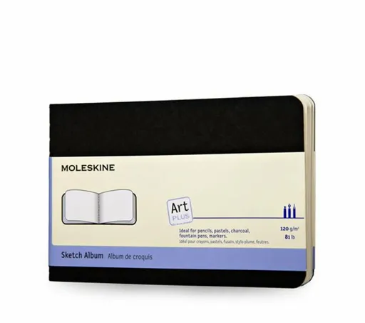 Skicář Moleskine Album, L - černý