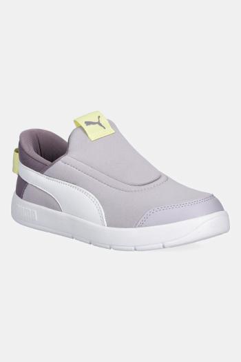 Detské tenisky Puma Courtflex v3 SLIPTECH PS ružová farba, 399734