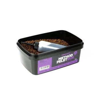 Mikbaits Method pelet box 400g + 120ml Activator - Pikantní švestka