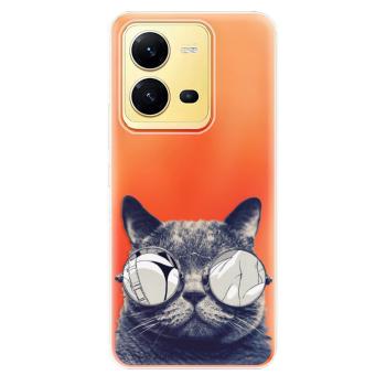 Odolné silikonové pouzdro iSaprio - Crazy Cat 01 - Vivo X80 Lite 5G