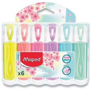 MAPED Fluo Peps Pastel - sada 6 barev (742558)