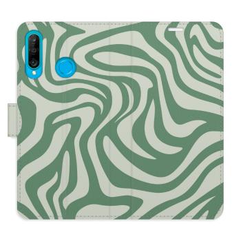 Flipové pouzdro iSaprio - Zebra Green 02 - Huawei P30 Lite