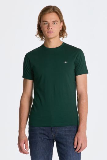 TRIČKO GANT SLIM SHIELD SS T-SHIRT TARTAN GREEN