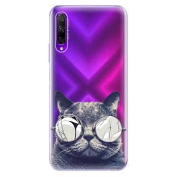 Odolné silikonové pouzdro iSaprio - Crazy Cat 01 - Honor 9X Pro