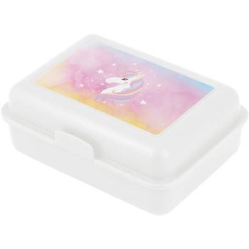 BAAGL RAINBOW UNICORN Box na svačinu, bílá, velikost