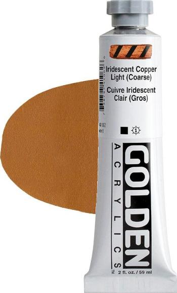 Golden Artist Colors Heavy Body Akrylová barva Iridescent Copper Light (Coarse) 59 ml 1 ks