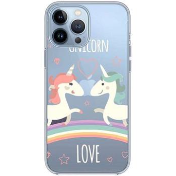 TopQ iPhone 13 Pro Max silikon Unicorn Love 65290 (Sun-65290)