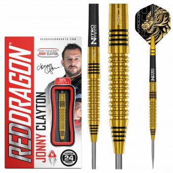 Dart szett Red Dragon steel Jonny Clayton Gold, 24g, 90% wolfram