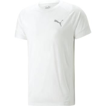 Puma EVOSTRIPE TEE Pánské sportovní triko, bílá, velikost