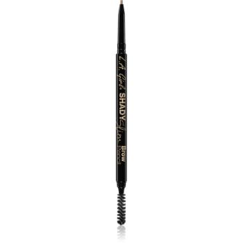 L.A. Girl Cosmetics Shady Slim automatická tužka na obočí s kartáčkem odstín Blonde 0.08 g