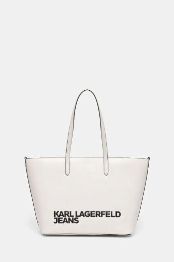 Kabelka Karl Lagerfeld Jeans bílá barva, 246J3057